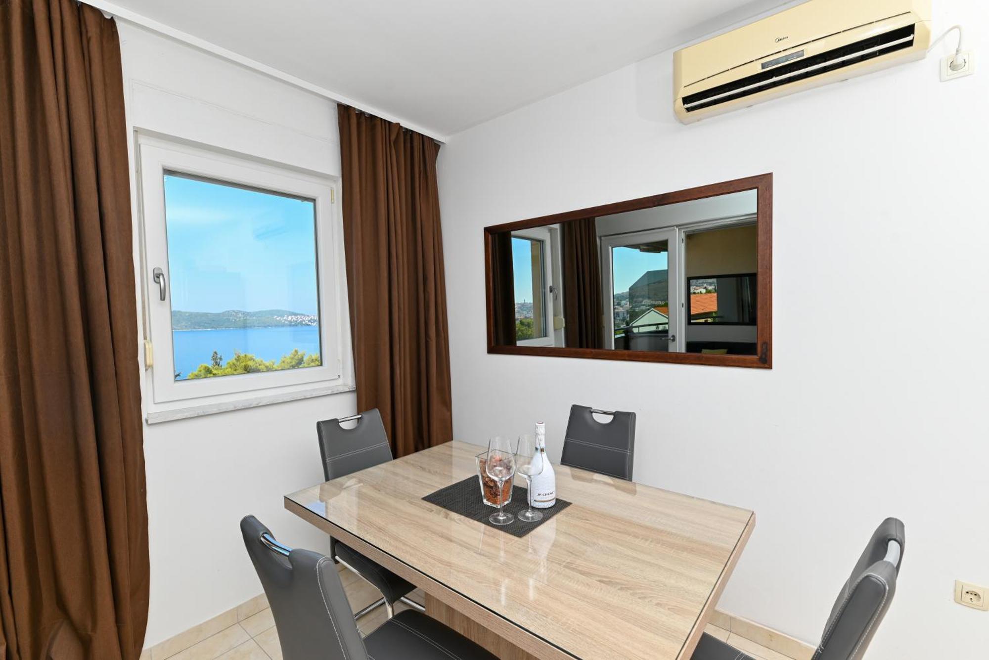 Sunny Place With Sea View Trogir Bagian luar foto