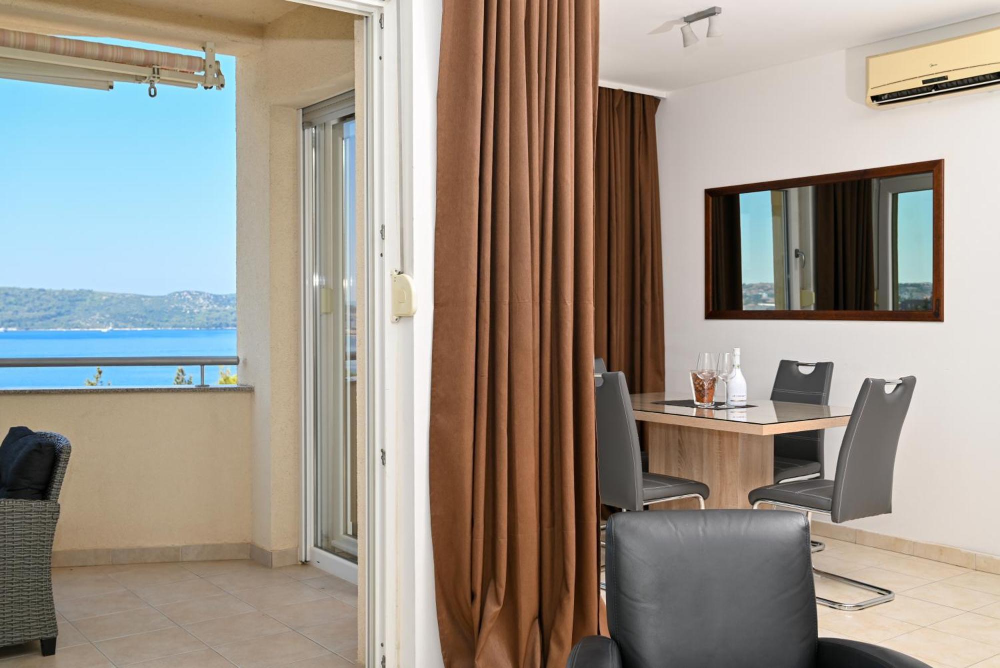 Sunny Place With Sea View Trogir Bagian luar foto